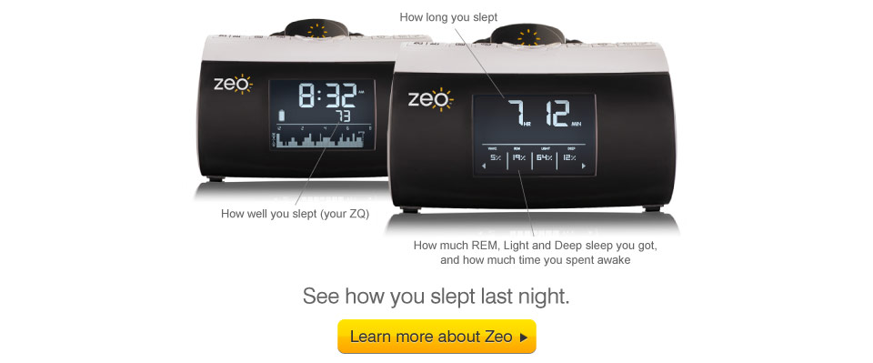 Zeo la sveglia intelligente per misurare il sonno
